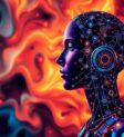 An illustration of a voice-powered AI assistant in action.